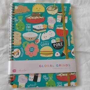 "Global Grinds" A5 Notebook by Eden In Love